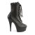 Pleaser DELIGHT-1020 Stivaletti - Similpelle Nero/Nero EU-35 / US-5