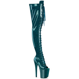 Pleaser FLAMINGO-3021GP Stivali Sopra Il Ginocchio Con...