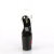Pleaser FLAMINGO-808TGRS Sandali Con Plateau Trasparente Strass Nero Rosso