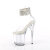 Pleaser FLAMINGO-824RS Sandali Con Plateau Trasparente Strass Trasparente