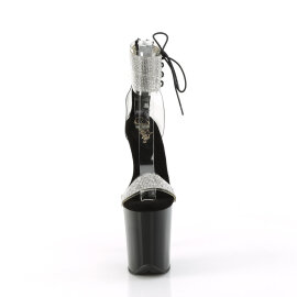 Pleaser FLAMINGO-827RS Sandali Con Plateau Trasparente...
