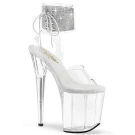 Pleaser FLAMINGO-891-2RS Sandali Con Plateau Trasparente...