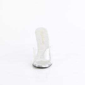 Fabulicious GALA-01DM Mules Trasparente Strass Argento