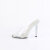 Fabulicious GALA-01DM Mules Trasparente Strass Argento