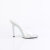 Fabulicious GALA-01DM Mules Trasparente Strass Argento