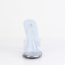 Fabulicious GALA-01DMM Mules Trasparente Strass Blu