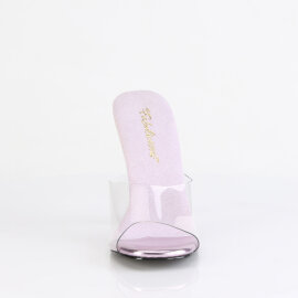 Fabulicious GALA-01DMM Mules Trasparente Strass Viola