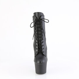Pleaser KNUCKS-1020 Stivaletti Con Plateau Similpelle Nero