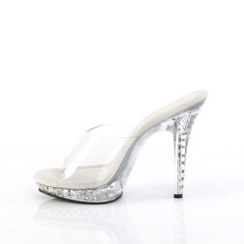 Fabulicious LIP-101SDT Mules Trasparente