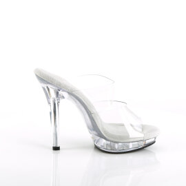 Fabulicious LIP-102 Mules Trasparente