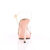 Fabulicious LIP-108 Sandali Cromato Trasparente Oro