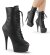 Pleaser DELIGHT-1020 Stivaletti - Similpelle Nero/Nero Opaco EU-35 / US-5