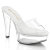 Fabulicious MARTINI-501 Mules Con Plateau Trasparente