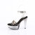 Fabulicious MARTINI-505 Sandali Con Plateau Fumo Nero