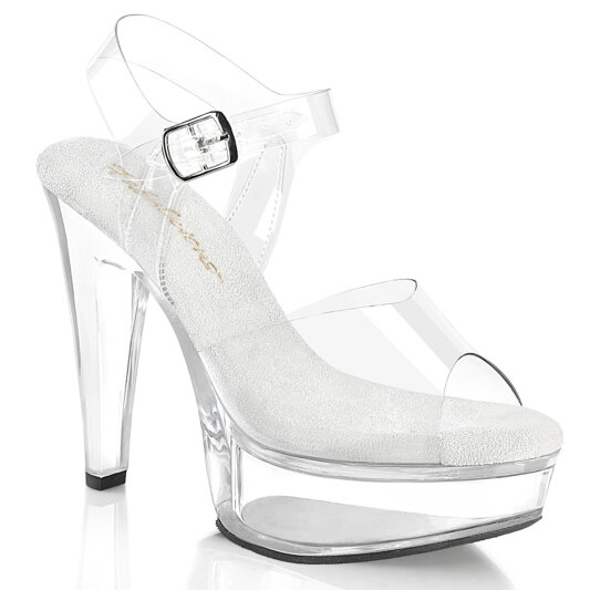 Fabulicious MARTINI-508 Sandali Con Plateau Trasparente