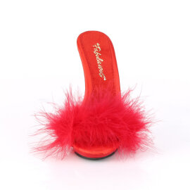 Fabulicious POISE-501F Mules Rosso