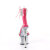Pleaser SKY-327RSI Sandali Con Plateau Strass Argento Rosa