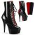 Pleaser DELIGHT-1020FH Stivaletti - Vernice Nero/Nero EU-35 / US-5