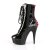 Pleaser DELIGHT-1020FH Stivaletti - Vernice Nero/Nero EU-38 / US-8