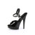Fabulicious SULTRY-609 Sandali Con Plateau Vernice Nero