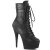 Pleaser DELIGHT-1020PK Stivaletti - Similpelle Nero/Nero Opaco EU-39 / US-9