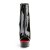 Pleaser DELIGHT-1025 Stivaletti - Vernice Nero-Rosso/Nero EU-35 / US-5