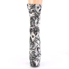 Pleaser ADORE-1002DP Stivaletti Con Plateau Tessuto Nero...