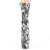 Pleaser ADORE-1002DP Stivaletti Con Plateau Tessuto Nero Bianco EU-38 / US-8