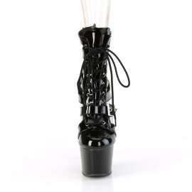 Pleaser ADORE-1013MST Stivaletti Con Plateau Vernice Nero...