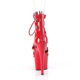 Pleaser ADORE-1013MST Stivaletti Con Plateau Vernice Rosso EU-37 / US-7