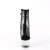 Pleaser ADORE-1018RM Sandali Con Plateau Similpelle Trasparente Strass Nero EU-42 / US-12