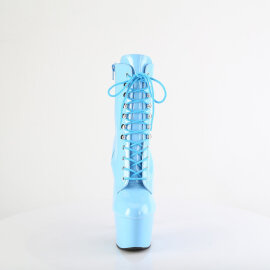 Pleaser ADORE-1020 Stivaletti Con Plateau Vernice Blu...