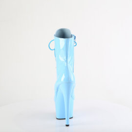 Pleaser ADORE-1020 Stivaletti Con Plateau Vernice Blu EU-44 / US-14