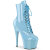 Pleaser ADORE-1020 Stivaletti Con Plateau Vernice Blu EU-44 / US-14