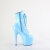 Pleaser ADORE-1020 Stivaletti Con Plateau Vernice Blu EU-44 / US-14