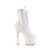 Pleaser ADORE-1020 Stivaletti Con Plateau Similpelle Bianco EU-35 / US-5