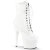 Pleaser ADORE-1020 Stivaletti Con Plateau Similpelle Bianco EU-39 / US-9