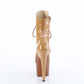 Pleaser ADORE-1020DC Stivaletti Con Plateau Vernice Marrone EU-37 / US-7