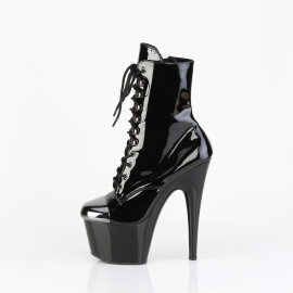 Pleaser ADORE-1020ESC Stivaletti Con Plateau Vernice Nero EU-38 / US-8