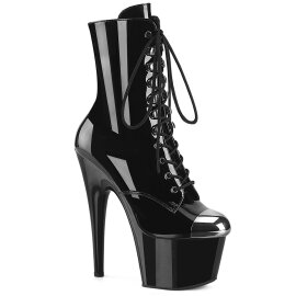 Pleaser ADORE-1020ESC Stivaletti Con Plateau Vernice Nero...