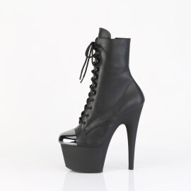 Pleaser ADORE-1020ESC Stivaletti Con Plateau Similpelle Nero EU-35 / US-5