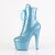 Pleaser ADORE-1020GP Stivaletti Con Plateau Vernice Glitter Celeste EU-35 / US-5