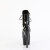 Pleaser ADORE-1020GP Stivaletti Con Plateau Vernice Glitter Nero EU-37 / US-7