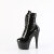 Pleaser ADORE-1020GP Stivaletti Con Plateau Vernice Glitter Nero EU-41 / US-11