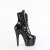 Pleaser ADORE-1020GP Stivaletti Con Plateau Vernice Glitter Nero EU-41 / US-11