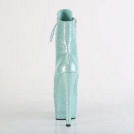 Pleaser ADORE-1020GP Stivaletti Con Plateau Vernice Glitter Verde Menta EU-37 / US-7