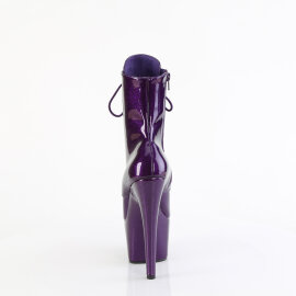 Pleaser ADORE-1020GP Stivaletti Con Plateau Vernice Glitter Dunkles Viola EU-40 / US-10