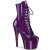 Pleaser ADORE-1020GP Stivaletti Con Plateau Vernice Glitter Dunkles Viola EU-40 / US-10
