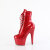 Pleaser ADORE-1020GP Stivaletti Con Plateau Vernice Glitter Rosso EU-35 / US-5