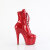Pleaser ADORE-1020GP Stivaletti Con Plateau Vernice Glitter Rosso EU-35 / US-5